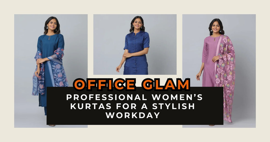 Office Glam: Professional Women’s Kurtas For A Stylish Workday