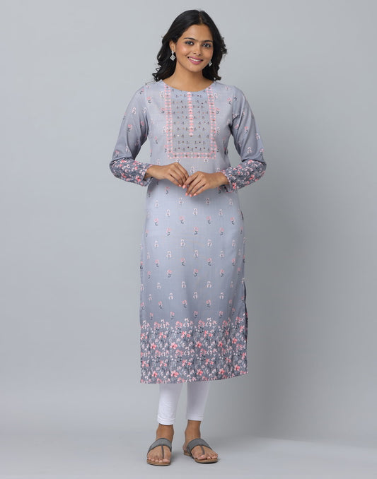 Floral Printed Kurta