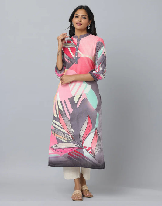 Printed Straight Kurta