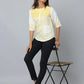 Yellow Striped Western Top