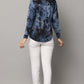 High V neck Top with Full Sleeves with  Button