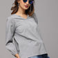 V Neck Top with 3/4th sleeves