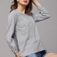 V Neck Top with 3/4th sleeves