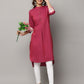 Solid U Shape Kurta 