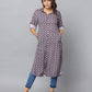 Checks Print Kurta Online