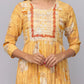 Floral Printed Kurta With 3/4 Sleeve