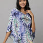 Anavarana Abstract Print U Neck Kaftan With Waist String & Tunnel