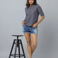 Shop Grey Western Top