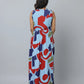 Floral Print Slim Fit Sleeveless Long Dress