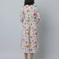 Floral Printed 3/4th Sleeve Casual Dress