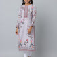 Floral Print Full Sleeve Kurta