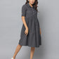 Gingham Check Casual Fit Half Sleeve Dress