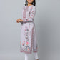 Floral Print Full Sleeve Kurta