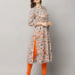 Printed Naira Cut Slim Fit 3/4th Sleeve Kurta