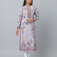 Floral Print Full Sleeve Kurta