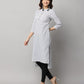 Straight Cut Slim Fit 3/4th Sleeve Kurta